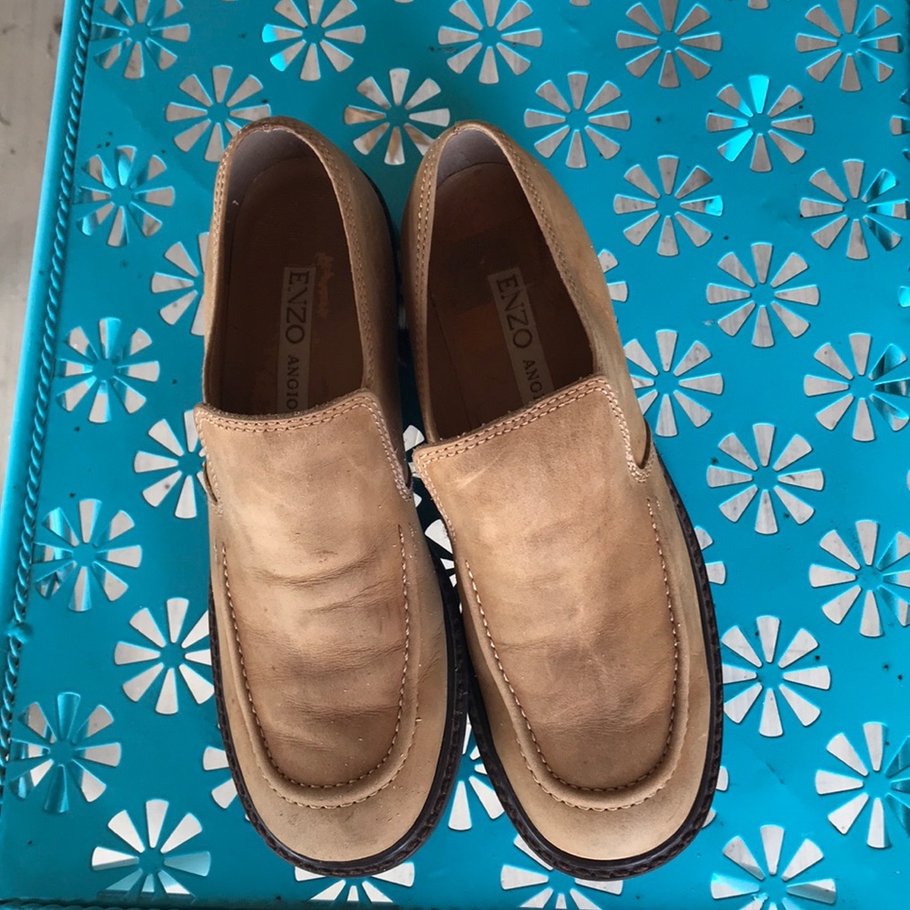 Enzo Angiolini Tan Loafers